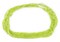 The Bead Chest Lime Green Matte Glass Seed Beads (3mm) - 24 inch Strand of Quality Glass Beads